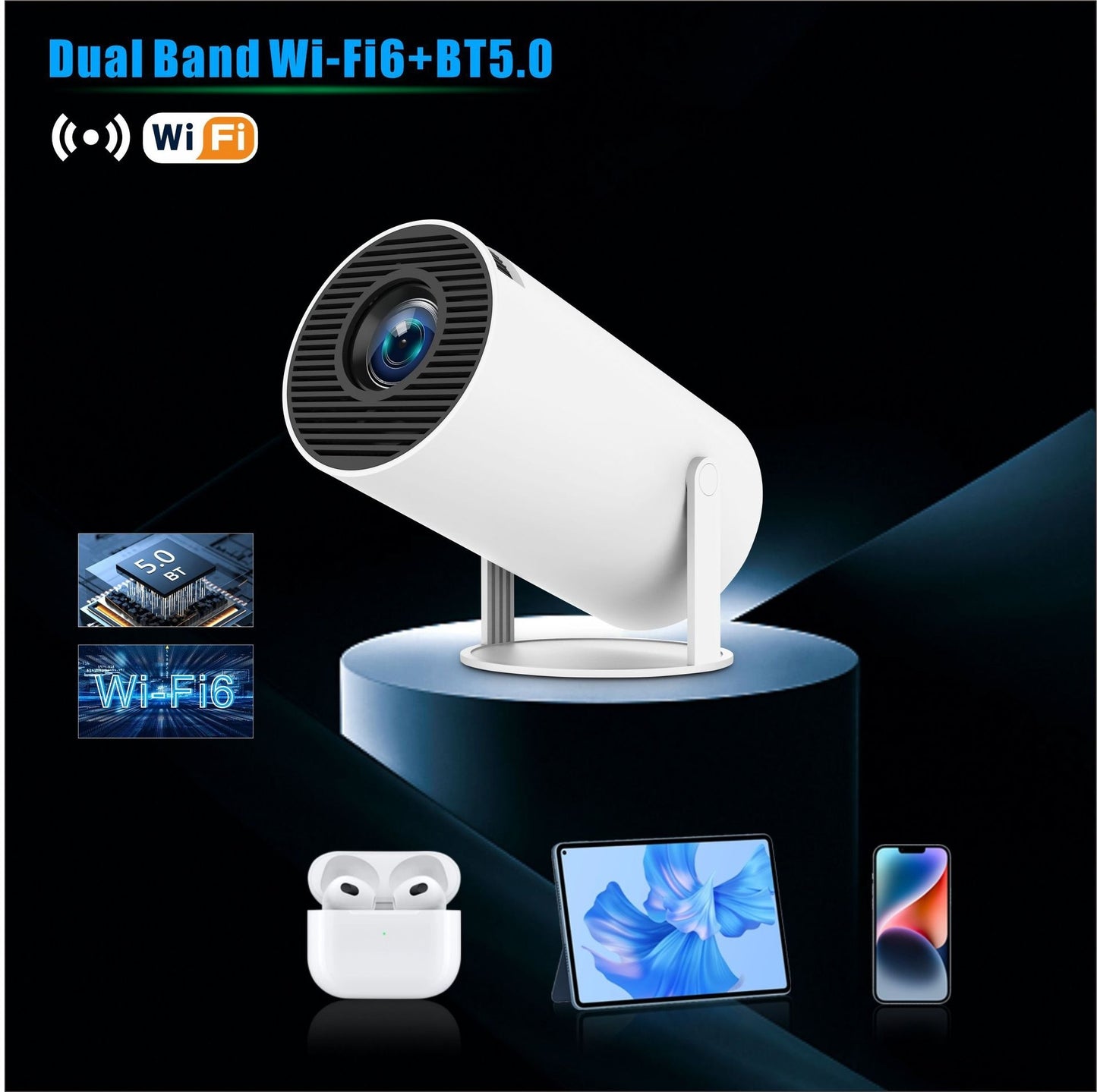 CinematicPro - Portable Home Theater Projector HY300 Pro - Bellezza VitaShop