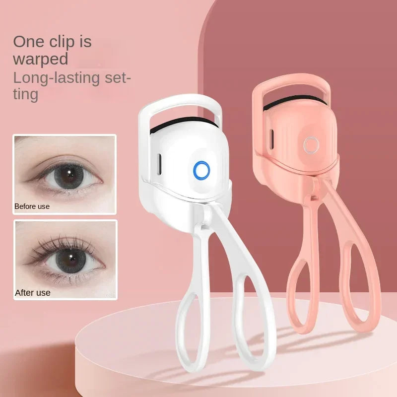 Electric Eyelash Curler USB Charging Model Fast Heating Portable Eye Lash Perm Shaping and Lasting Curling Thermal Eyelash Clip - Bellezza VitaShop