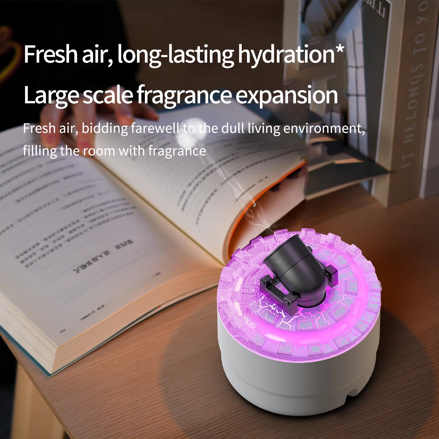 Cannon Air Humidifier - Volcanic Cannons Air Humidifier &amp; Aromatherapy Diffuser - Bellezza VitaShop